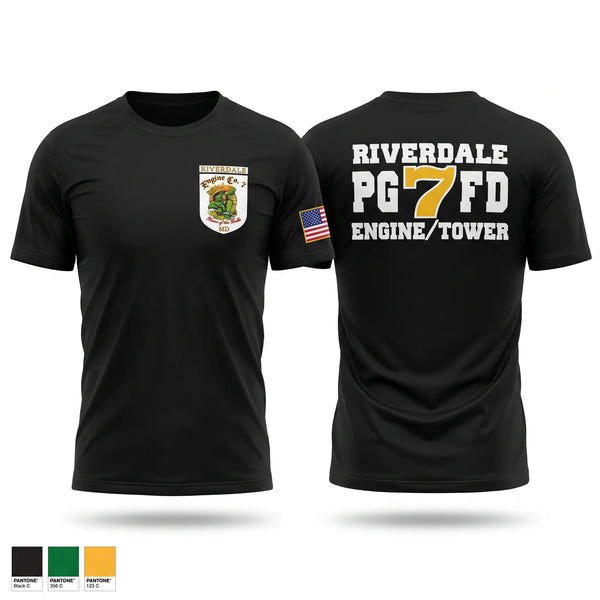 Short Sleeve Performance Shirt, RIVERDALE FIRE DEPARTMENT, Fire Department, Teamtime, Team time, sublimation, custom sports apparel, team uniforms, spirit wear, spiritwear, sports uniforms, custom shirts, team store, custom team store, fundraiser sports, apparel fundraiser