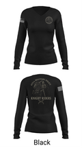 625th Military Police Battalion Women's Long Sleeve V-neck Shirt - 37