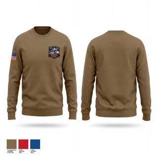 Crew Neck Sweatshirt, US Embassy Santiago, Air Force, Teamtime, Team time, sublimation, custom sports apparel, team uniforms, spirit wear, spiritwear, sports uniforms, custom shirts, team store, custom team store, fundraiser sports, apparel fundraiser