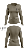 Death Dealers Airsoft 2546891 Women's Long Sleeve V-neck Shirt - 102