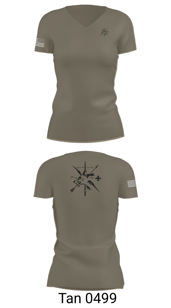 THIBODAUX POLICE DEPARTMENT 6132333 Women's Short Sleeve V-neck Shirt - 6
