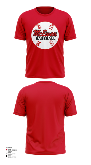 Short Sleeve Performance Shirt, McEwen Baseball, Baseball, Teamtime, Team time, sublimation, custom sports apparel, team uniforms, spirit wear, spiritwear, sports uniforms, custom shirts, team store, custom team store, fundraiser sports, apparel fundraiser