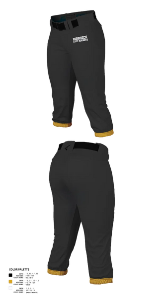 Softball Pants, Hornbeck Lady Hornets, Softball, Teamtime, Team time, sublimation, custom sports apparel, team uniforms, spirit wear, spiritwear, sports uniforms, custom shirts, team store, custom team store, fundraiser sports, apparel fundraiser