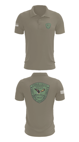 Short Sleeve Performance Polo, Etowah County JSOG, , Teamtime, Team time, sublimation, custom sports apparel, team uniforms, spirit wear, spiritwear, sports uniforms, custom shirts, team store, custom team store, fundraiser sports, apparel fundraiser