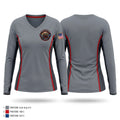 South walton Swift water team Women's Long Sleeve V-neck Shirt - 1