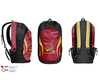 Gear Bag, De Anza High School, Spirit Store, Teamtime, Team time, sublimation, custom sports apparel, team uniforms, spirit wear, spiritwear, sports uniforms, custom shirts, team store, custom team store, fundraiser sports, apparel fundraiser