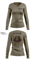 Oregon national guard shooting team 41509852 Women's Long Sleeve V-neck Shirt - 25