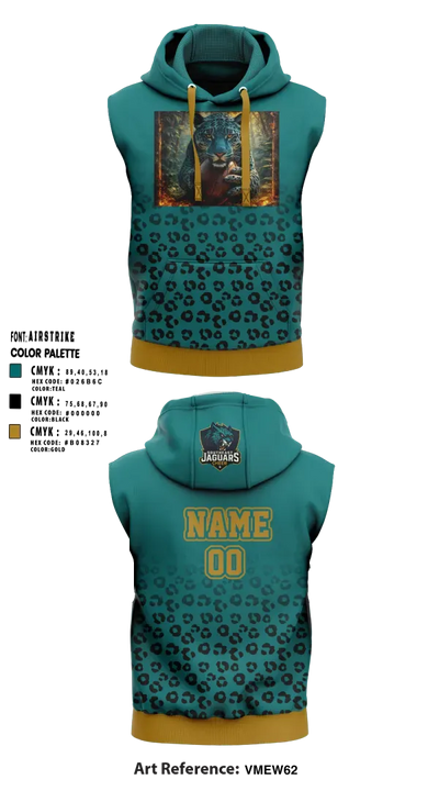 southeast Jaguars 26594681 Sleeveless Hoodie - 4