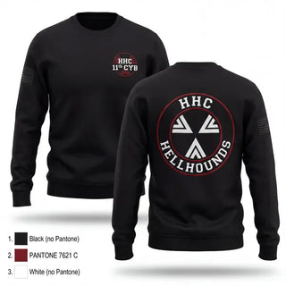 Crew Neck Sweatshirt, HHC, 11th CYB, Army, Teamtime, Team time, sublimation, custom sports apparel, team uniforms, spirit wear, spiritwear, sports uniforms, custom shirts, team store, custom team store, fundraiser sports, apparel fundraiser