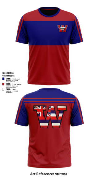 Short Sleeve Performance Shirt, Waianae Je. Seariders, , Teamtime, Team time, sublimation, custom sports apparel, team uniforms, spirit wear, spiritwear, sports uniforms, custom shirts, team store, custom team store, fundraiser sports, apparel fundraiser