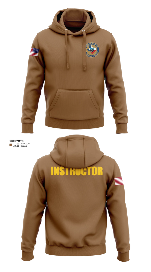 Hoodie, NTTC Lackland, Navy, Teamtime, Team time, sublimation, custom sports apparel, team uniforms, spirit wear, spiritwear, sports uniforms, custom shirts, team store, custom team store, fundraiser sports, apparel fundraiser