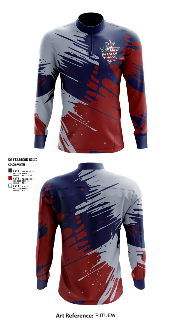 Quarter Zip Jacket, Hudddle, Spirit Store, Teamtime, Team time, sublimation, custom sports apparel, team uniforms, spirit wear, spiritwear, sports uniforms, custom shirts, team store, custom team store, fundraiser sports, apparel fundraiser