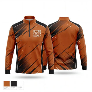 Quarter Zip Jacket, Hitting Center Legacy, Softball, Teamtime, Team time, sublimation, custom sports apparel, team uniforms, spirit wear, spiritwear, sports uniforms, custom shirts, team store, custom team store, fundraiser sports, apparel fundraiser