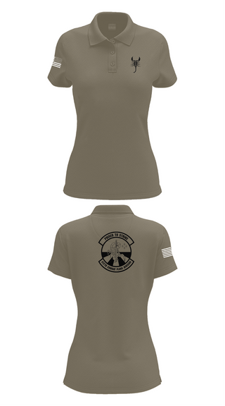 Womens Short Sleeve Performance Polo, 612 Combat Plans Division, , Teamtime, Team time, sublimation, custom sports apparel, team uniforms, spirit wear, spiritwear, sports uniforms, custom shirts, team store, custom team store, fundraiser sports, apparel fundraiser