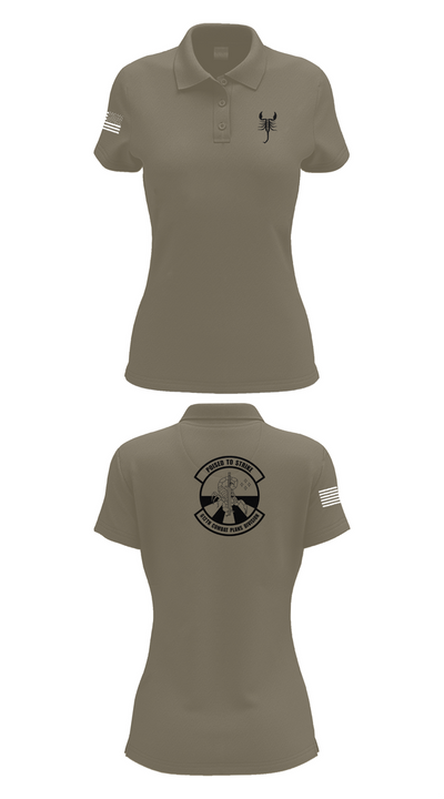 612 Combat Plans Division 33467632 Women's Short Sleeve Performance Polo  - 75