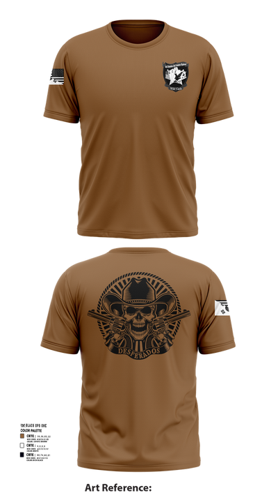 Desperados 24416506 Short Sleeve Performance Shirt - 105