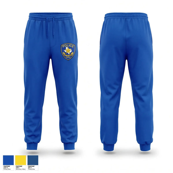Sweatpants, Kirby Police Department, Police, Teamtime, Team time, sublimation, custom sports apparel, team uniforms, spirit wear, spiritwear, sports uniforms, custom shirts, team store, custom team store, fundraiser sports, apparel fundraiser