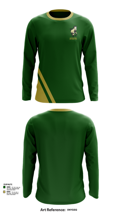 Manitou Springs High School Cheer 43487392 Long Sleeve Performance Shirt 53