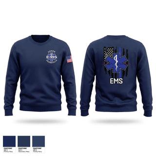 Crew Neck Sweatshirt, Upper Deerfield EMS, EMS/EMT, Teamtime, Team time, sublimation, custom sports apparel, team uniforms, spirit wear, spiritwear, sports uniforms, custom shirts, team store, custom team store, fundraiser sports, apparel fundraiser