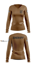 Cassia County Sheriff’s Office Women's Long Sleeve V-neck Shirt - 10