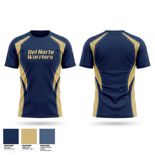 Soft Poly Tee Cotton Like Feel, Del Norte Warriors, Baseball, Teamtime, Team time, sublimation, custom sports apparel, team uniforms, spirit wear, spiritwear, sports uniforms, custom shirts, team store, custom team store, fundraiser sports, apparel fundraiser