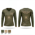 Hudson Police Department K-9 Unit 37298929 Women's Long Sleeve V-neck Shirt - 1