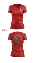 Lucas Volunteer Fire Department 18834425 Women's Short Sleeve V-neck Shirt - 3