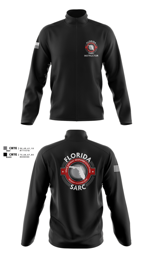 Fleece Jacket, Florida State Animal Response Coalition, , Teamtime, Team time, sublimation, custom sports apparel, team uniforms, spirit wear, spiritwear, sports uniforms, custom shirts, team store, custom team store, fundraiser sports, apparel fundraiser