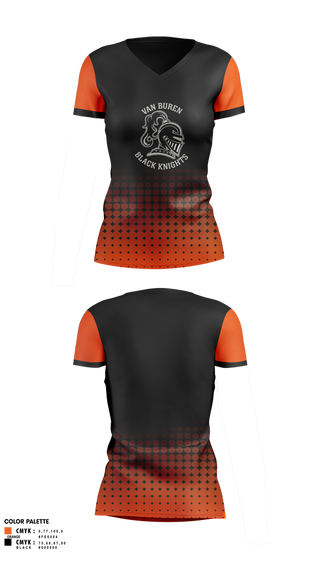 Womens Short Sleeve Vneck Shirt, Van Buren Youth Soccer Association, Spirit Store, Teamtime, Team time, sublimation, custom sports apparel, team uniforms, spirit wear, spiritwear, sports uniforms, custom shirts, team store, custom team store, fundraiser sports, apparel fundraiser