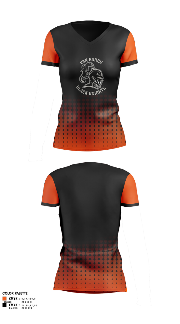 Womens Short Sleeve Vneck Shirt, Van Buren Youth Soccer Association, Spirit Store, Teamtime, Team time, sublimation, custom sports apparel, team uniforms, spirit wear, spiritwear, sports uniforms, custom shirts, team store, custom team store, fundraiser sports, apparel fundraiser