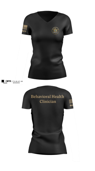 Womens Short Sleeve Vneck Shirt, BHIT, Police, Teamtime, Team time, sublimation, custom sports apparel, team uniforms, spirit wear, spiritwear, sports uniforms, custom shirts, team store, custom team store, fundraiser sports, apparel fundraiser