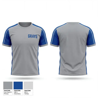 Short Sleeve Performance Shirt, Grays (like the old Negro League team), Baseball, Teamtime, Team time, sublimation, custom sports apparel, team uniforms, spirit wear, spiritwear, sports uniforms, custom shirts, team store, custom team store, fundraiser sports, apparel fundraiser