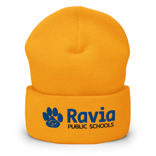 Ravia Middle School Basketball Cuffed Beanie | Yupoong 1501KC