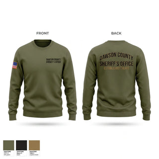 Crew Neck Sweatshirt, Dawson County Sheriffs Office, Police, Teamtime, Team time, sublimation, custom sports apparel, team uniforms, spirit wear, spiritwear, sports uniforms, custom shirts, team store, custom team store, fundraiser sports, apparel fundraiser