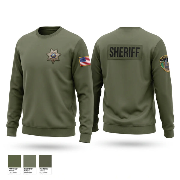Crew Neck Sweatshirt, Shoshone County sheriffs office, Police, Teamtime, Team time, sublimation, custom sports apparel, team uniforms, spirit wear, spiritwear, sports uniforms, custom shirts, team store, custom team store, fundraiser sports, apparel fundraiser