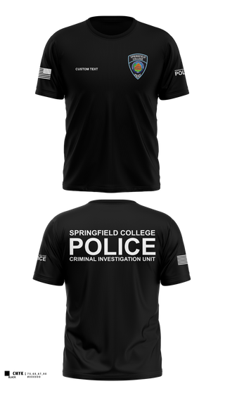 Old School Cotton Feel Shirt, Springfield College Police, Police, Teamtime, Team time, sublimation, custom sports apparel, team uniforms, spirit wear, spiritwear, sports uniforms, custom shirts, team store, custom team store, fundraiser sports, apparel fundraiser