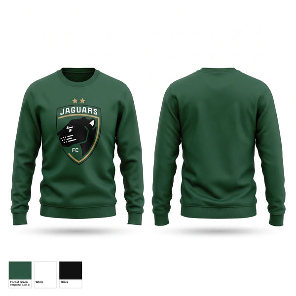 Crew Neck Sweatshirt, JAGUARS FC, Men's Soccer, Teamtime, Team time, sublimation, custom sports apparel, team uniforms, spirit wear, spiritwear, sports uniforms, custom shirts, team store, custom team store, fundraiser sports, apparel fundraiser