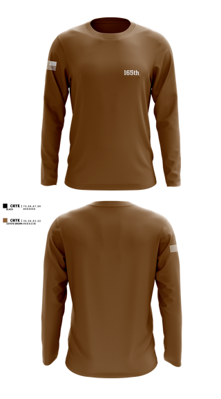 Long Sleeve Performance Shirt, 165th, Army, Teamtime, Team time, sublimation, custom sports apparel, team uniforms, spirit wear, spiritwear, sports uniforms, custom shirts, team store, custom team store, fundraiser sports, apparel fundraiser