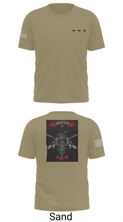5-20 Infantry, Sniper section 41937492 Old School Cotton Feel Shirt - 90