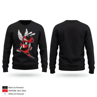 Crew Neck Sweatshirt, Hickory Hornets, Spirit Store, Teamtime, Team time, sublimation, custom sports apparel, team uniforms, spirit wear, spiritwear, sports uniforms, custom shirts, team store, custom team store, fundraiser sports, apparel fundraiser