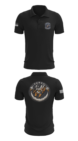 Short Sleeve Performance Polo, DET 006 Soaring Tigers, Air Force, Teamtime, Team time, sublimation, custom sports apparel, team uniforms, spirit wear, spiritwear, sports uniforms, custom shirts, team store, custom team store, fundraiser sports, apparel fundraiser