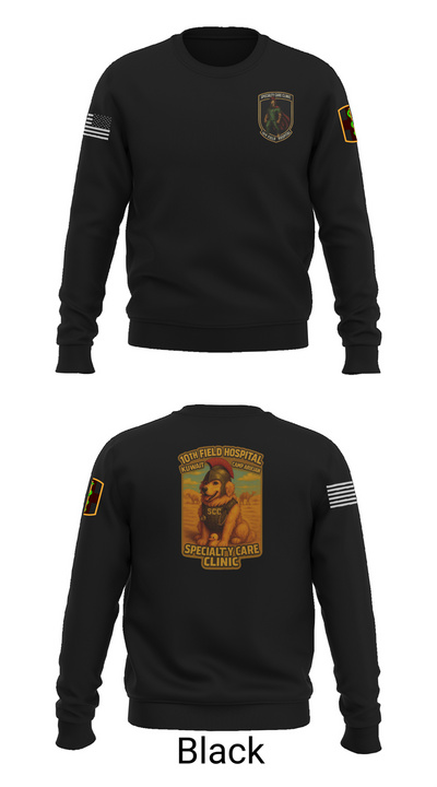 SCC 10th Field Hospital 86139824 Crew Neck Sweatshirt - 25