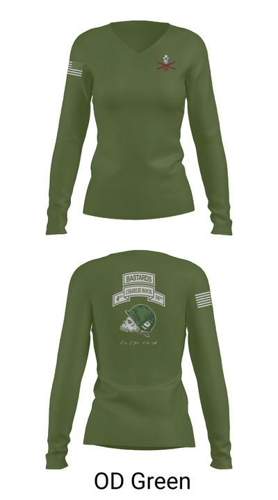 Charlie Rock, 4-31 IN, 2IBCT, 10MTN 63495362 Women's Long Sleeve V-neck Shirt - 57
