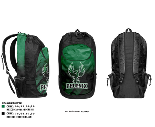 Gear Bag, Phoenix, Men's Soccer, Teamtime, Team time, sublimation, custom sports apparel, team uniforms, spirit wear, spiritwear, sports uniforms, custom shirts, team store, custom team store, fundraiser sports, apparel fundraiser