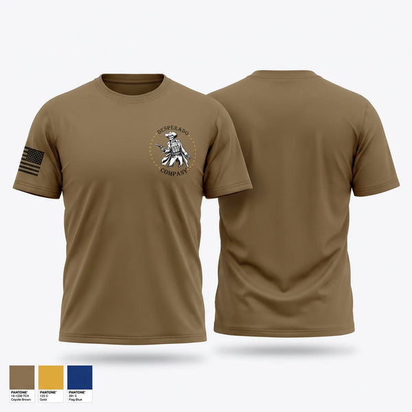 Old School Cotton Feel Shirt, Delta Company 1-297, National Guard, Teamtime, Team time, sublimation, custom sports apparel, team uniforms, spirit wear, spiritwear, sports uniforms, custom shirts, team store, custom team store, fundraiser sports, apparel fundraiser