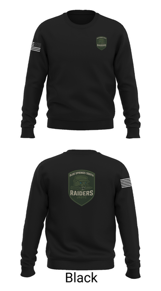 Crew Neck Sweatshirt, BSS JROTC, , Teamtime, Team time, sublimation, custom sports apparel, team uniforms, spirit wear, spiritwear, sports uniforms, custom shirts, team store, custom team store, fundraiser sports, apparel fundraiser