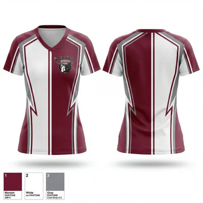 St. Richard’s Bulldogs 72036269 Women's Short Sleeve V-neck Shirt - 1