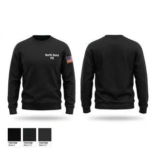 Crew Neck Sweatshirt, North Bend PD, Police, Teamtime, Team time, sublimation, custom sports apparel, team uniforms, spirit wear, spiritwear, sports uniforms, custom shirts, team store, custom team store, fundraiser sports, apparel fundraiser