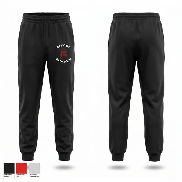 Sweatpants, Sparks Fire Department, Fire Department, Teamtime, Team time, sublimation, custom sports apparel, team uniforms, spirit wear, spiritwear, sports uniforms, custom shirts, team store, custom team store, fundraiser sports, apparel fundraiser