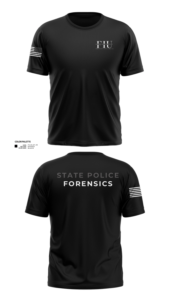 FORENSIC IDENTIFICATION UNIT Short Sleeve Performance Shirt - 21